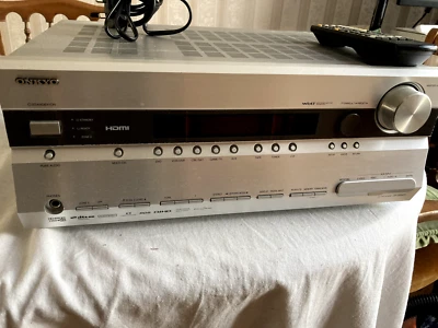 Onkyo TX-SR605 - 7.1 Ch HDMI Home Theater Surround Sound Receiver Stereo System • £25