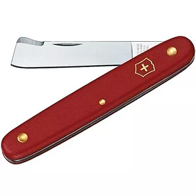 Victorinox 3.9020 V39020 Budding Knife Straight Blade W/ Bark Lifter Red 51 Mm • $17.99