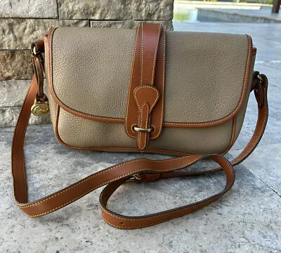 Vintage Dooney And Bourke All Weather Leather Crossbody Shoulder Bag Purse USA • $79.95