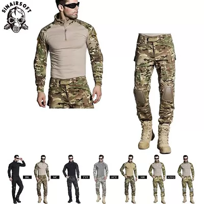 New Cool Army G3 Combat Uniform Shirt & Pants Set Military Airsoft MultiCam Camo • £59.99