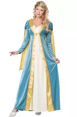 Brand New Elegant Empress Royal Medieval Maiden Queen Adult Women Costume • $22.70