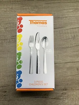 Thomas Children’s Cutlery Set Stainless Steel 3 Piece Kids Knife Fork Spoon Set • £4.29