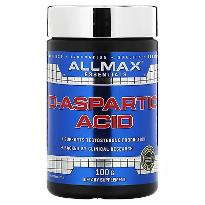 D-Aspartic Acid 3.53 Oz (100 G) • $15.99