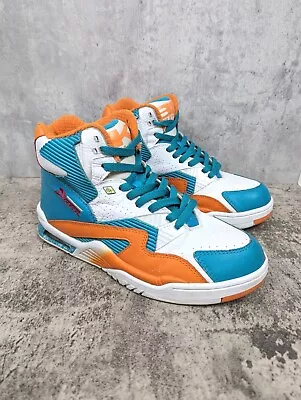 Vintage British Knights Dymacel High Tops Mens 9 Shoes Miami Dolphins Colorway • $59.95