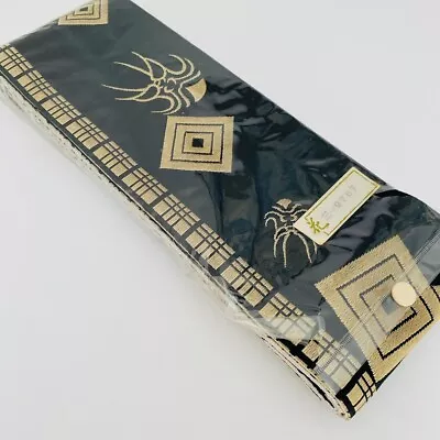 Dragon Vintage Japanese Kimono Mens Datejime Silk Obi Belt Sash Table Runner D53 • $24.99