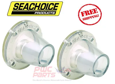 $30.95 • Buy 2x SEACHOICE Small Clear Self-Bailing Scupper 18271 0.75 -1.5  Openings Boat