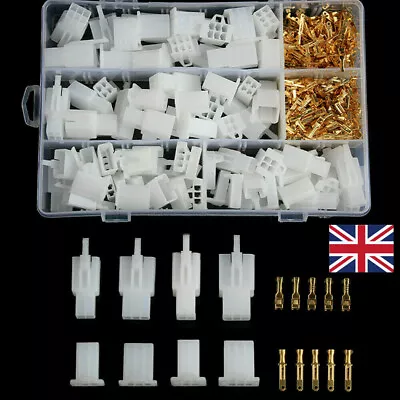 40 Set 2 3 4 6 Pin Motorcycle Car Electrical 2.8mm Wire Auto Connectors Terminal • £8.54