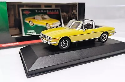 Corgi Vanguards Drive Time VA10105 Triumph Stag Mimosa Yellow Open Top • $14.30