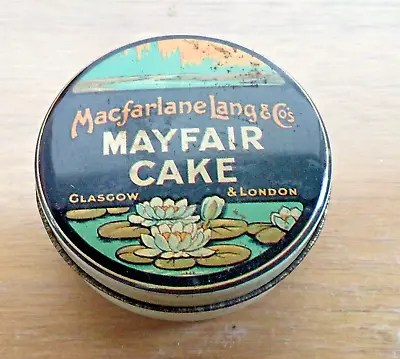 Early 1900's Macfarlane Lang & Co - Mayfair Cake Tin • $19.30