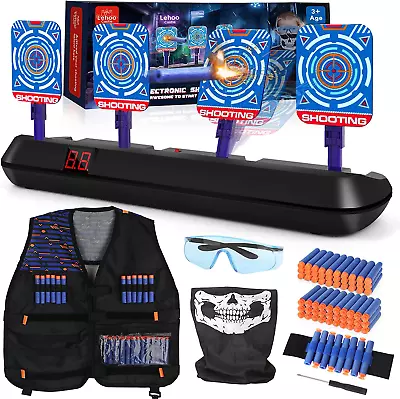 Lehoo Castle Nerf Target Electronic Shooting Target For Nerf Gun Digital Targe • $51.99