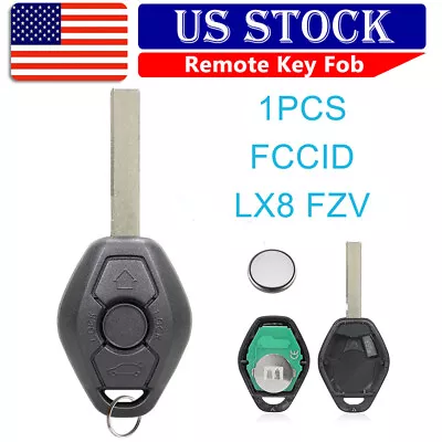 For BMW E81 E46 E39 E63 E38 E83 E53 E36 EWS Entry Remote Key 3 Button 315MHz • $11.39