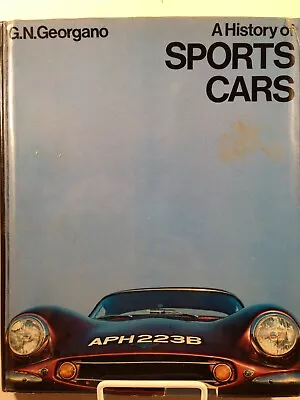 Vintage Hardcover A History Of Sports Cars G.N. Georgano • $10.01