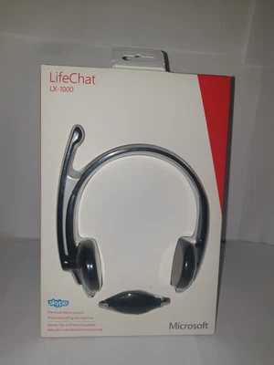 £10 • Buy Microsoft Skype Lifechat Lx - 1000 Headset Noise Cancelling Never Used