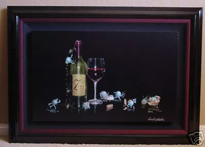 *Michael Godard- SEVEN DEADLY ZINS  Red Wine-Las Vegas-Sins-VINTNER-Art-7*FRAMED • $4995