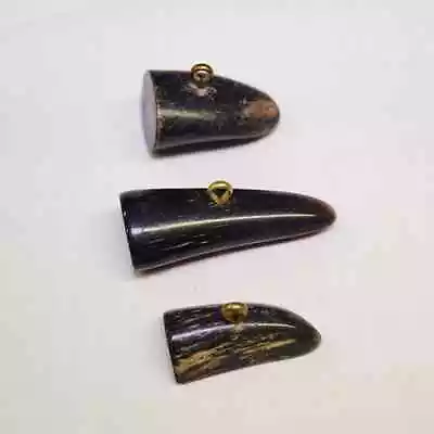 £2.20 • Buy 1 X Horn Button Toggle Duffle Coat Jacket Plastic Resin Craft