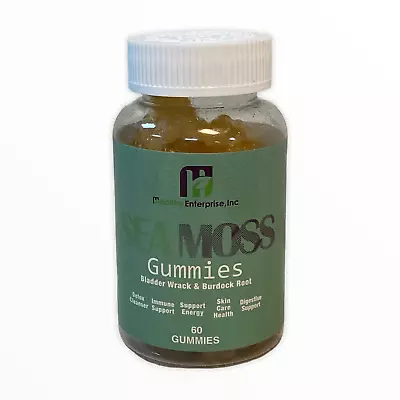 Sea Moss With Bladderwrack Burdock Root Health Gummies (60 Gummies) • $15.99