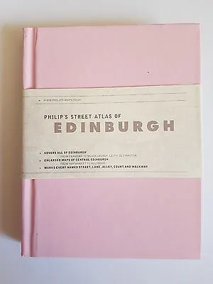 Philip's Street Atlas Edinburgh By Philips Hardback Gift • £3.50