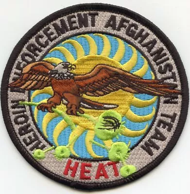 DEA HEROIN ENFORCEMENT AFGHANISTAN TEAM HEAT Drug Unit Narcotics POLICE PATCH • $16.97