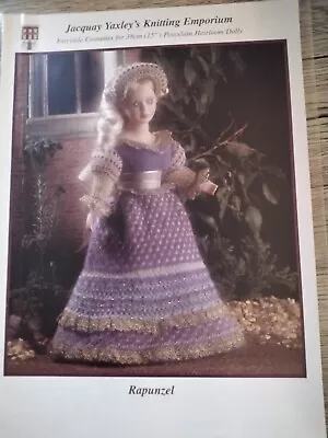 Jacquay Yaxley's Knitting Emporium Knitting Pattern - Rapunzel. DK. 15  Doll • £1.29