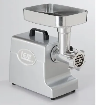 LEM Meat Grinder Electric No 8 Kitchen Grinding Stainless Steel Mighty Bite Grey • $310.95