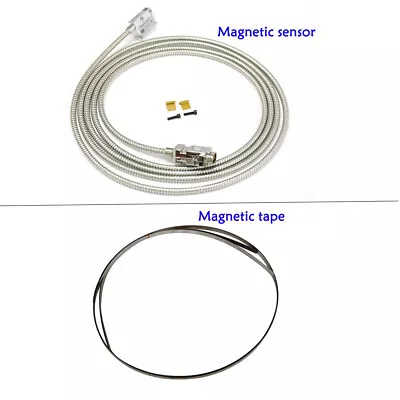 Magnetic Scale Sensor 5V 0.005mm Encoder Magnet Scale Tape Lathe Wooden Stone • $73.31