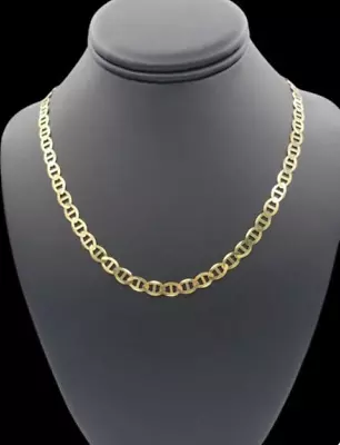 14k Solid Yellow Gold  Anchor Mariner Chain/Necklace 4.5 MM  8.5 Grams  24  • $837