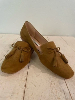 $45 • Buy Zara Flat Shoes, Cognac Color, Flat Shoes, Zara Flats