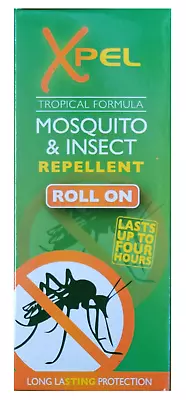 XPEL Mosquito & Insect Repellent Roll On Long Lasting Protection - 75ml X 3 • £7.65