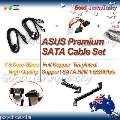 $8.99 • Buy ASUS Serial ATA SATA III 3.0 II 2.0 DATA Cable For Hard Drive HDD SSD DVD DVDRW