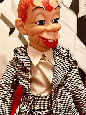  Mortimer Snerd Ventriloquist Doll/ Dummy/ 1968 Vintage Juro/  Great/vgc • $150