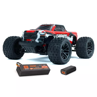 Arrma Granite GROM MT 4WD 1:18 RTR RC Car - Red ARA2102T2 • £154.95