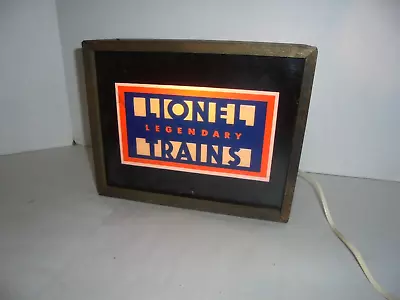 Lionel Legendary Trains Lighted Train Room Sign • $59.95
