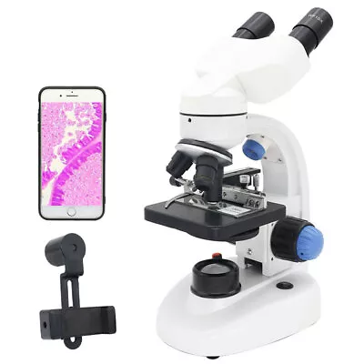 40-2000X LED Compound Binocular Microscope Student Science Biological Experiment • $79