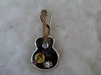 Hard Rock Cafe Pin Houston Dead Rocker Series Elvis Presley Gibson Guitar • $16.16