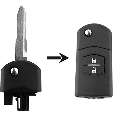 To Suit Mazda 2 3 6 RX8 CX-7 CX-9 Remote Flip Key Blank Replacement Shell/Cas... • $13.90