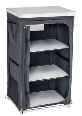 Outwell Milos Camping Wardrobe 3 Shelf Storage Cupboard • £88.95