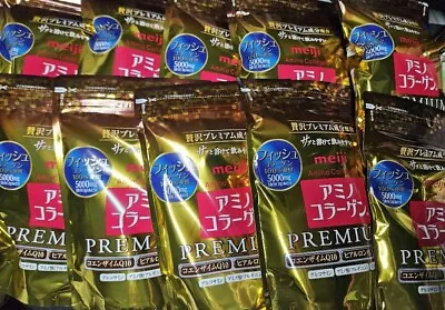 Meiji Seika Premium Amino Collagen Powder Type Refill 28 Days 196g × 10 New • $262.99