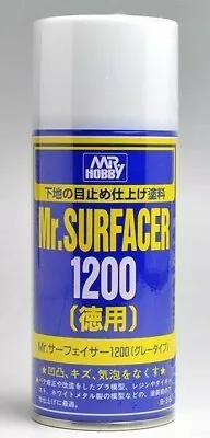 Gunze Mr Hobby Mr. Surfacer 1200 Primer Spray Can  5.75 Oz. (170ml) B515 • $8.50