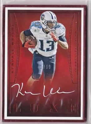 2015 Kendall Wright Luxe Red Frame  Auto   61/99  (Cond Note)  #LA-KW (A4431) • $5