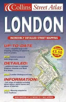 London Street Atlas: Small (Collins Street Atlas) • £6.48