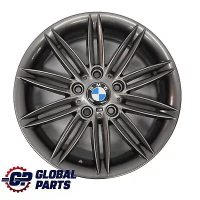 BMW E81 E82 E87 E88 Ferric Grey Wheel Alloy Rim 17  7J ET:47 M Double Spoke 207 • $584.24