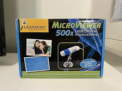 MicroViewer 500x USB Digital Microscope - Learning Encounters - New • $75