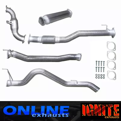 Holden Colorado Rg 2.8l 2012 On Td 3 Inch Full Sports Exhaust Cat/hotdog  Silver • $640