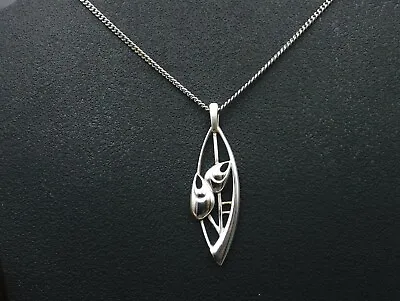 Sterling Silver Necklace Margaret Pendant And Chain By Ola Gorie Scottish • £59.99