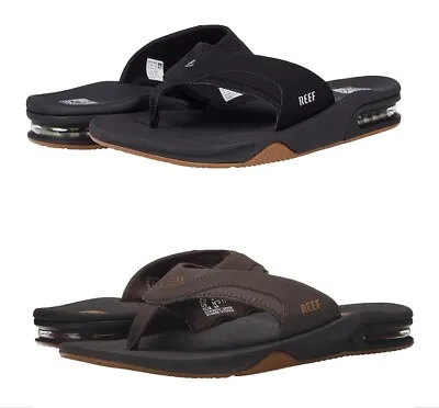 NEW Reef FANNING Men's FLIP FLOPS Bottle Opener Thong Sandals • $59.95