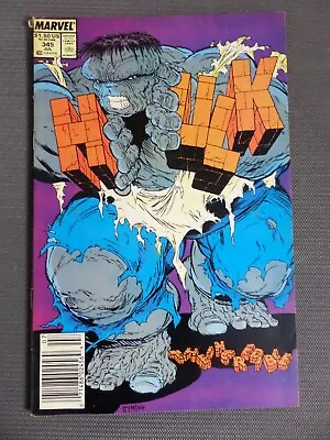 Incredible Hulk 345 Marvel Newsstand Variant Comic Todd Mcfarlane 1988 Fn • $20.20