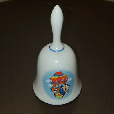 $18.92 • Buy 1982 Peyo Smurfs Porcelain Bell Hot Air Balloon Wallace Berrie & Co Japan VTG