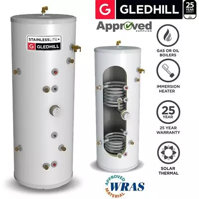 Gledhill Stainless Lite Plus Solar 210i Indirect PLUIN210S • £1018.96