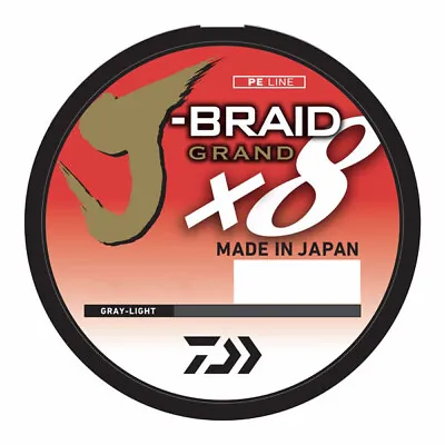 Daiwa J-Braid X8 Grand Braided Line 150 Yards 50 Lb Tested.014  Diameter • $48.83