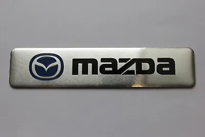 Mazda Aluminium Badge Emblem Sticker For 2 3 6 RX7 MX5 CX3 CX5 CX8 CX30 BT50 • $12